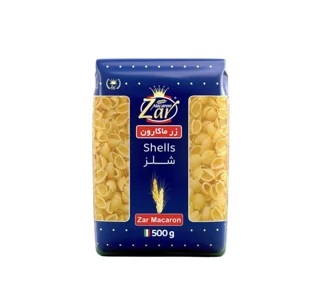 ماکارونی شلز زر ماکارون ۵۰۰ گرم